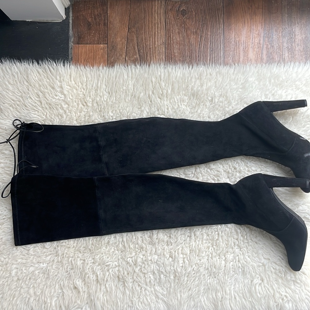 Stuart Weitzman Highland in Black. New without box. Size 9M - Picture 4 of 11